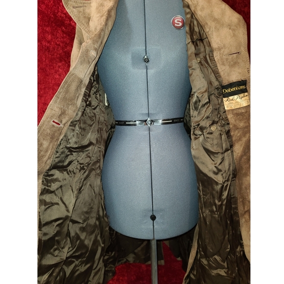 Debenhams 60s-1970s Leather Trench Coat - Picture 5 of 7